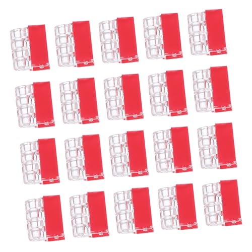 SEWACC 20 Stück Transparente Selbstklebende Scharniere für Küchenschranktüren Geräuschlose Reibungsfreie Acryl-scharnierverschlüsse Kompatibel für Schrank Gefrierschrank Kleiderschrank SEWACC 20 Stück Transparente Selbstklebende Scharniere für Küchenschranktüren Geräuschlose Reibungsfreie Acryl-scharnierverschlüsse Kompatibel für Schrank Gefrierschrank Kleiderschrank von SEWACC