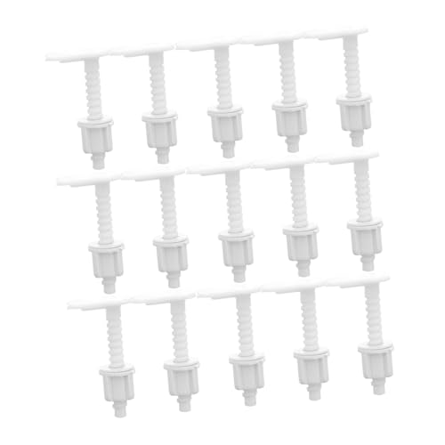 SEWACC 20 Stück wc sitz schraube Toilettensitzteile Schrauben für Toilettendeckel Toilettenschrauben für Sitz Toilettensitzbeschläge wc schrauben ersetzen Plastik Weiß SEWACC 20 Stück wc sitz schraube Toilettensitzteile Schrauben für Toilettendeckel Toilettenschrauben für Sitz Toilettensitzbeschläge wc schrauben ersetzen Plastik Weiß von SEWACC