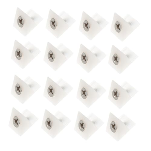 SEWACC 200 Stück Teiliges Möbelkeil mit Schrauben Förmige Schubladenboden Verstärkung Stabile Reparaturkeile für Möbel Schrank und Kleiderschrank Langlebig Einfache Montage von SEWACC