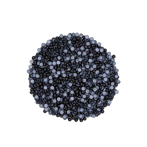 SEWACC 2000 Stück Halbkreis Abs Perlen Flache Rückseite Schwarz Schmuckherstellung Perlen Bastelperlen für Diy Armbänder Geschenkverzierung SEWACC 2000 Stück Halbkreis Abs Perlen Flache Rückseite Schwarz Schmuckherstellung Perlen Bastelperlen für Diy Armbänder Geschenkverzierung von SEWACC