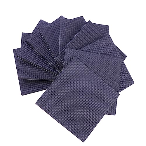 SEWACC 20stücke rutschfeste Möbel Pads Multifunktionale Anti-rutsch Tischbeinkappen Für Stühle Sofas Und Tische Selbstklebend Schutz Vor Kratzern Und Möbelverschiebung Schwarz von SEWACC