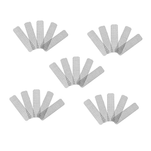 SEWACC 25 Stück Teiliges Reparaturset für Fliegengitter Fenster und Türen Selbstklebendes Insektenschutznetz Robustes Zuschneidbares Mesh Schwarz Langlebiges Fliegennetz Reparaturband SEWACC 25 Stück Teiliges Reparaturset für Fliegengitter Fenster und Türen Selbstklebendes Insektenschutznetz Robustes Zuschneidbares Mesh Schwarz Langlebiges Fliegennetz Reparaturband von SEWACC