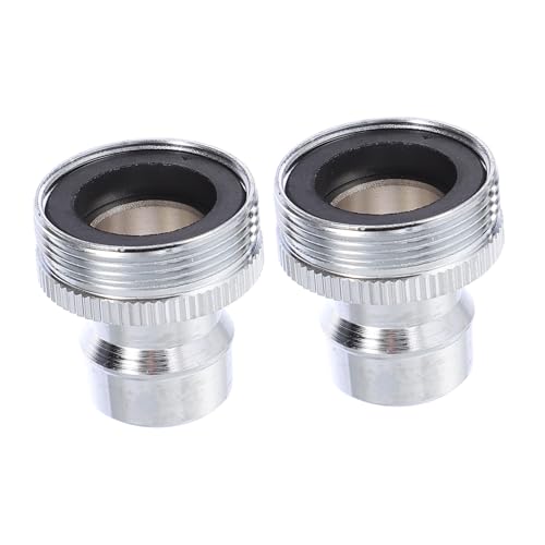 SEWACC 2Stücke Geschirrspüler Adapter Messing Rostfrei Langlebig Optimaler Wasserdurchfluss für Einsatz zu Hause Wasserersparnis von SEWACC