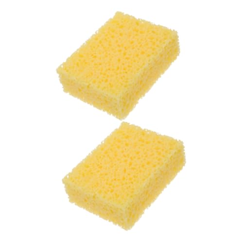 SEWACC 2stücke Töpferschwämme Für Die Oberflächenbearbeitung Modellieren Und Reinigen Kleine Schwämme Zur Feuchtigkeitskontrolle Beim Töpfern Haltbares Schwammmaterial Für von SEWACC