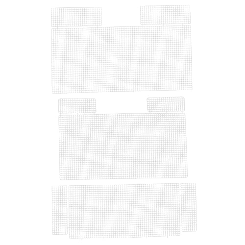 SEWACC 3 Blätter Kunststoff Netzblätter für DIY Taschen Handarbeitsmaterial für Stricken Häkeln und Stickprojekte für Kreative Bastelarbeiten und Gestaltung SEWACC 3 Blätter Kunststoff Netzblätter für DIY Taschen Handarbeitsmaterial für Stricken Häkeln und Stickprojekte für Kreative Bastelarbeiten und Gestaltung von SEWACC