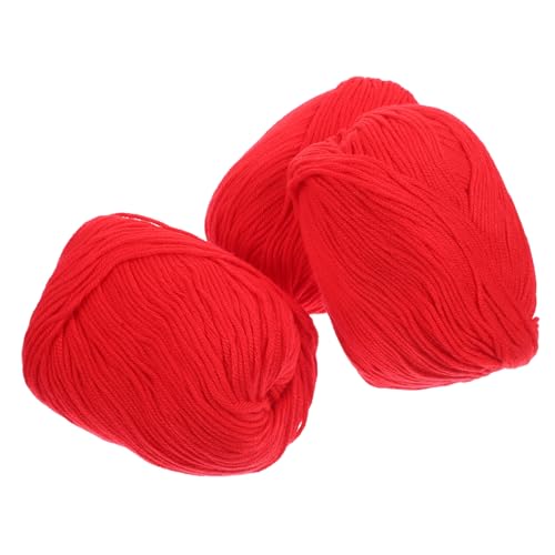 SEWACC 3 Rollen Milchbaumwolle Strickgarn Rottöne Weiches Flexibles Häkelgarn für Handarbeiten Bastelprojekte Schmuckherstellung und Heimdekoration Hautfreundlich und Langlebig SEWACC 3 Rollen Milchbaumwolle Strickgarn Rottöne Weiches Flexibles Häkelgarn für Handarbeiten Bastelprojekte Schmuckherstellung und Heimdekoration Hautfreundlich und Langlebig von SEWACC