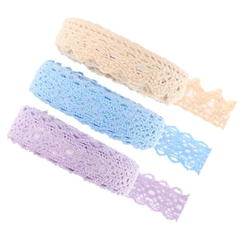 SEWACC 3 Rollen Spitzenband DIY Klebeband mit Elegantem Spitzenmuster Selbstklebend und Vielseitig für Fotoalben Bastelarbeiten Geschenke und Kreative Dekorationen Leichte Handhabung SEWACC 3 Rollen Spitzenband DIY Klebeband mit Elegantem Spitzenmuster Selbstklebend und Vielseitig für Fotoalben Bastelarbeiten Geschenke und Kreative Dekorationen Leichte Handhabung von SEWACC