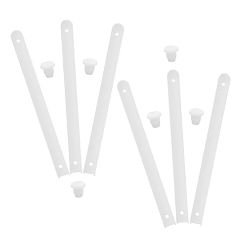 SEWACC 3 Sätze Kunststoff Schubladenauszüge Seitliche Laufschienen Schubladenführung Ersatzteile für Möbel Schrank Auszugsschienen Langlebig und Einfach zu Montieren von SEWACC