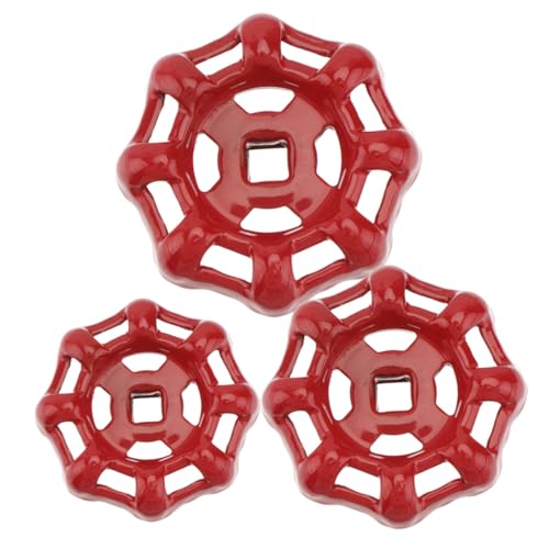 SEWACC 3 Stück Absperrventil Handräder aus Gusseisen Quadratischer Bohrung Robust Korrosionsbeständig für Außenwasserhähne Einfach zu Bedienen Ersatz Wasserhahn Griff SEWACC 3 Stück Absperrventil Handräder aus Gusseisen Quadratischer Bohrung Robust Korrosionsbeständig für Außenwasserhähne Einfach zu Bedienen Ersatz Wasserhahn Griff von SEWACC