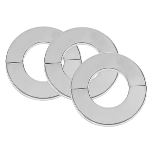 SEWACC 3 Stück Edelstahl Wasserhahn Flansch Abdeckkappen Robuste Split Rosetten für Sanitäranschlüsse Korrosionsbeständig Langlebig Passend für Innendurchmesser Rohr Einfache Montage SEWACC 3 Stück Edelstahl Wasserhahn Flansch Abdeckkappen Robuste Split Rosetten für Sanitäranschlüsse Korrosionsbeständig Langlebig Passend für Innendurchmesser Rohr Einfache Montage von SEWACC