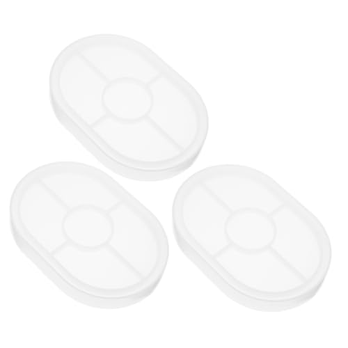 SEWACC 3 Stück Epoxidharz Gießform für Diy Handwerk Form für Untersetzer und Tabletts Wiederverwendbar und Leicht zu Reinigen SEWACC 3 Stück Epoxidharz Gießform für Diy Handwerk Form für Untersetzer und Tabletts Wiederverwendbar und Leicht zu Reinigen von SEWACC
