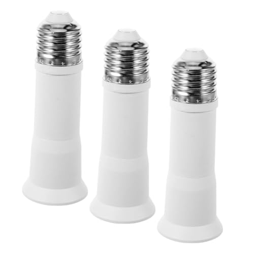 SEWACC 3 Stück Lampenfassung Adapter Verlängerungssockel Flexibel Einfache Installation Langlebig Geeignet für Werkstatt Keller Garage Beleuchtungssysteme Glühbirnen Kompatibel SEWACC 3 Stück Lampenfassung Adapter Verlängerungssockel Flexibel Einfache Installation Langlebig Geeignet für Werkstatt Keller Garage Beleuchtungssysteme Glühbirnen Kompatibel von SEWACC