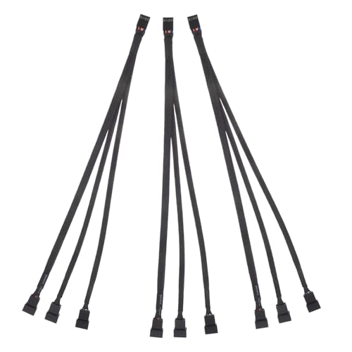 SEWACC 3 Stück Pin Pwm Verteiler zu Adapter für Computer Kühlsystem Erweiterungskabel für Effiziente Luftzirkulation Temperaturkontrolle SEWACC 3 Stück Pin Pwm Verteiler zu Adapter für Computer Kühlsystem Erweiterungskabel für Effiziente Luftzirkulation Temperaturkontrolle von SEWACC