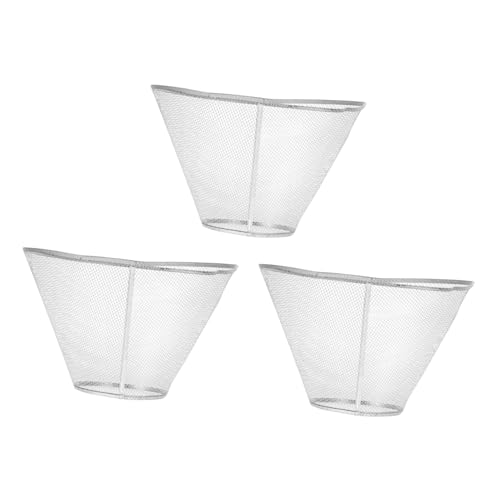 SEWACC 3 Stück Premium Metallfettfilter Dunstabzugshaube Einsetzbares Filtergitter mit Schutzrand Praktisches Ölabsorbierendes Netz für Küchenabzugshauben Zuhause und Restaurant von SEWACC