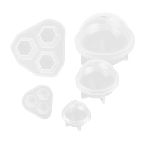 SEWACC 3 Stück Silikonform Rund Flexibel Langlebig für Schmuckanhänger Kerzen Seife Gießform DIY Resin Harz Schmuckherstellung Zubehör Resin Moulds von SEWACC