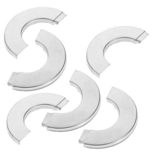 SEWACC 3 Stück Teiliges Edelstahl Wasserhahn Rosetten Abdeckplatten Robuste Wandflansch Abdeckungen für Innen Außendurchmesser Korrosionsbeständig für Heizungs Wasseranschlüsse SEWACC 3 Stück Teiliges Edelstahl Wasserhahn Rosetten Abdeckplatten Robuste Wandflansch Abdeckungen für Innen Außendurchmesser Korrosionsbeständig für Heizungs Wasseranschlüsse von SEWACC