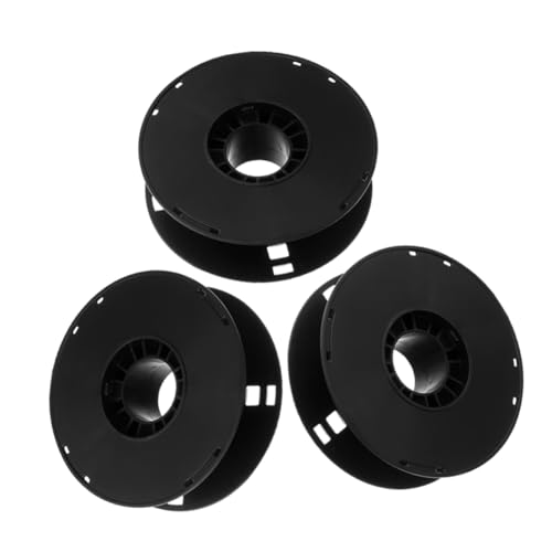 SEWACC 3 Stück Teiliges Kabelaufroller aus Leichtem Kunststoff Multifunktionale Kabelaufwickler mit Großem Fassungsvermögen Geeignet für Stromkabel Verlängerungskabel und Seile Schwarzes von SEWACC