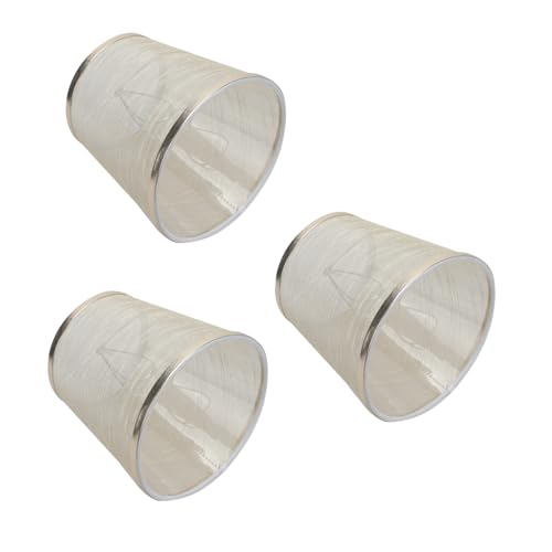 SEWACC 3 Stück Teiliges Lampenschirm Transparentem Stoff Deckenlampenschirm in Gold Feinmaschiger Haushalt Stofflichtbezug für Wohnzimmer und Schlafzimmer Langlebig und Einfach zu SEWACC 3 Stück Teiliges Lampenschirm Transparentem Stoff Deckenlampenschirm in Gold Feinmaschiger Haushalt Stofflichtbezug für Wohnzimmer und Schlafzimmer Langlebig und Einfach zu von SEWACC