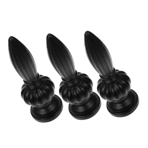 SEWACC 3 Stück Teiliges Lampenschirm halter aus Schwarzem Zinklegierungs metall Dekorative Lampenknöpfe mit Innengewinde für Tisch Stehlampen Eleganter Lampenfuß mit Feiner Verarbeitung SEWACC 3 Stück Teiliges Lampenschirm halter aus Schwarzem Zinklegierungs metall Dekorative Lampenknöpfe mit Innengewinde für Tisch Stehlampen Eleganter Lampenfuß mit Feiner Verarbeitung von SEWACC