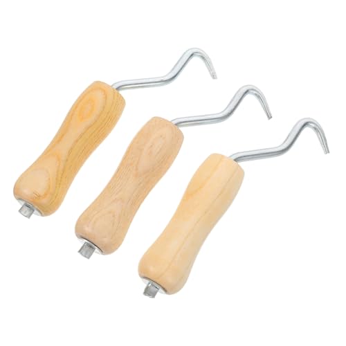 SEWACC 3 Stück Teiliges Rebar Wire Twisting Tool aus Robustem Stahl mit Ergonomischem Holzgriff Handliches Werkzeug für Präzises Verdrehen von Betonstahl Sicheres Binden und Stabile SEWACC 3 Stück Teiliges Rebar Wire Twisting Tool aus Robustem Stahl mit Ergonomischem Holzgriff Handliches Werkzeug für Präzises Verdrehen von Betonstahl Sicheres Binden und Stabile von SEWACC