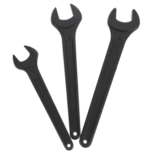 SEWACC 3 Stück Teiliges Schraubenschlüssel Edelstahl Einseitiger Maulschlüssel mit Ergonomischem Griff Rostfrei Vielseitig für Schrauben und Muttern in Werkstatt und Haushalt von SEWACC