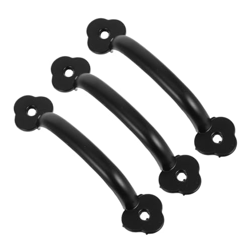 SEWACC 3 Stück Teiliges Vintage Metall Türgriff aus Zinklegierung Ergonomische Möbelgriffe für Küchenschubladen Kleiderschränke und Robust und Dekorativ mit Schrauben von SEWACC