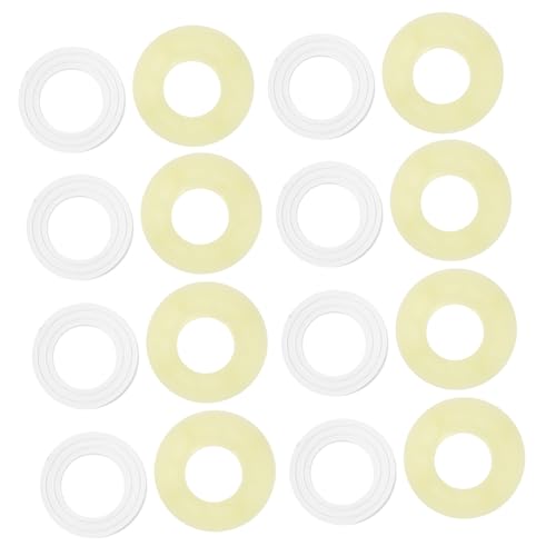 SEWACC 30 Sätze Wasserhahn Befestigungsmutter aus Verstärktem Abs Kunststoff Gewinde Inklusive Dichtungsring für Spültischarmaturen Einfache Montage und Langlebiger Schutz von SEWACC