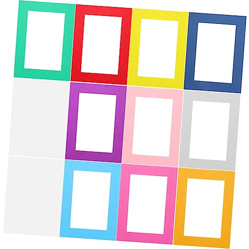 SEWACC 30 Stück Teiliges DIY Bilderrahmen Bunte Dekorpapier Fotorahmen Einzelbildhalter für Fotoanzeige und Kreative Wanddekoration SEWACC 30 Stück Teiliges DIY Bilderrahmen Bunte Dekorpapier Fotorahmen Einzelbildhalter für Fotoanzeige und Kreative Wanddekoration von SEWACC