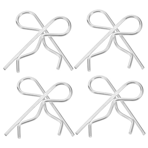 SEWACC 30 Stück Teiliges Edelstahl Anhängerstecker mit Wellenöffnung Hochfester Federclip für Anhängerkupplung Langlebige Carbonstahl Stecknadeln für Rasenmäher und Schwere Befestigungen von SEWACC