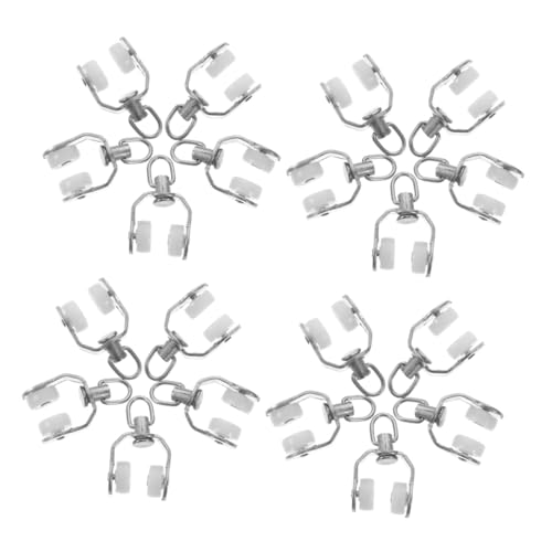 SEWACC 30 Stück Teiliges Gardinenlaufrollen Geräuschloses Gleiten Einfache Montage Starke Tragfähigkeit Kompatibel mit Flexiblen Decken-gardinenstangen Silberfarben SEWACC 30 Stück Teiliges Gardinenlaufrollen Geräuschloses Gleiten Einfache Montage Starke Tragfähigkeit Kompatibel mit Flexiblen Decken-gardinenstangen Silberfarben von SEWACC