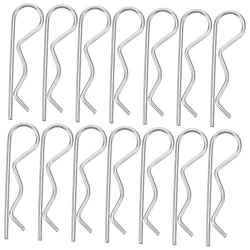 SEWACC 30 Stück Teiliges Karbonstahl Sicherungsstifte mit Wellenöffnung Federbelastete Anhängerkupplungs hitch Pins Rostbeständige Befestigungssplinte für Rasenmäher Traktoren und SEWACC 30 Stück Teiliges Karbonstahl Sicherungsstifte mit Wellenöffnung Federbelastete Anhängerkupplungs hitch Pins Rostbeständige Befestigungssplinte für Rasenmäher Traktoren und von SEWACC