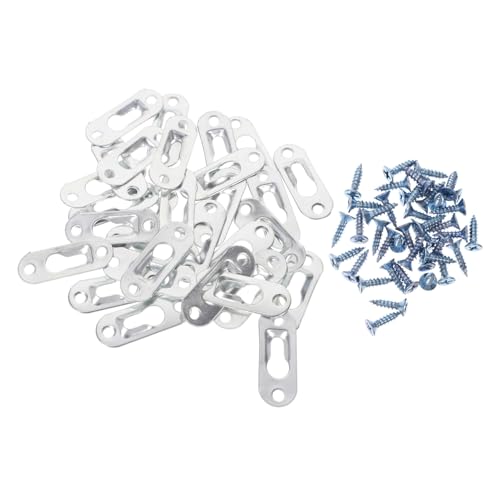 SEWACC 30 Stück Teiliges Keyhole Hänger mit Schrauben Aufhängehaken für Bilderrahmen und Spiegel Einfache Installation Langlebig Glatte Oberfläche Geeignet für Wandmontage und SEWACC 30 Stück Teiliges Keyhole Hänger mit Schrauben Aufhängehaken für Bilderrahmen und Spiegel Einfache Installation Langlebig Glatte Oberfläche Geeignet für Wandmontage und von SEWACC