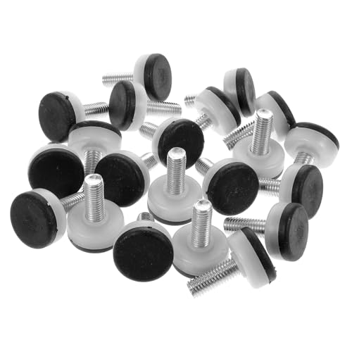 SEWACC 30 Stück Teiliges Verstellbares Möbel nivellierfüße Höhenverstellbare Schwere Möbelfüße für Tv schränke Waschmaschinen Ablagen Stabile und Praktische Schraubfüße für Möbel von SEWACC