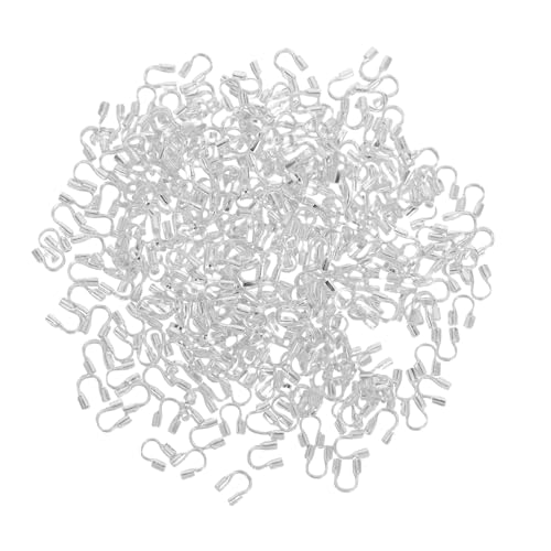 SEWACC 300stücke U-förmiger Drahtfadenschutz Kupferschmuckteile DIY-zubehör Für Herstellung Von Halsketten Und Ohrringen Endkappen Für Schmuckhandwerk SEWACC 300stücke U-förmiger Drahtfadenschutz Kupferschmuckteile DIY-zubehör Für Herstellung Von Halsketten Und Ohrringen Endkappen Für Schmuckhandwerk von SEWACC