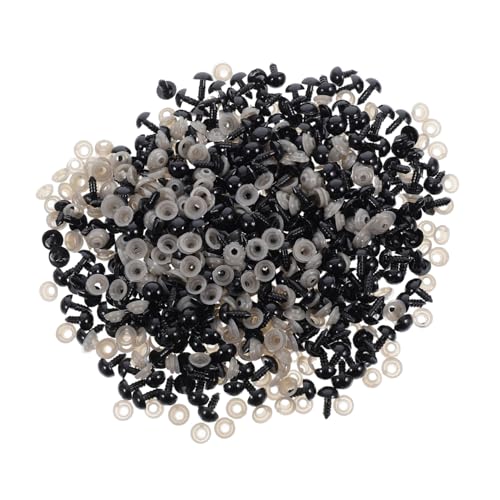 SEWACC 320 Stück Schwarze Kunststoff sicherheitsaugen mit Unterlegscheiben für Häkeltiere Puppen Plüschtiere Langlebig Einsetzbar Einfach Anzubringen DIY zubehör SEWACC 320 Stück Schwarze Kunststoff sicherheitsaugen mit Unterlegscheiben für Häkeltiere Puppen Plüschtiere Langlebig Einsetzbar Einfach Anzubringen DIY zubehör von SEWACC