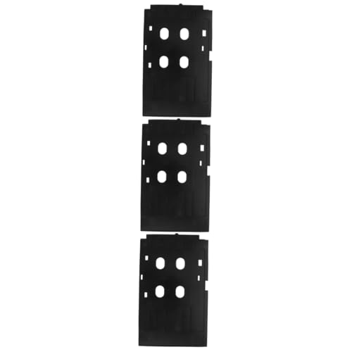 SEWACC 3st Tablett Zur Kartenherstellung Kartendrucker-maschinenfach Praktischer Kartenhalter Wiederverwendbares Kartenfach Fach Für Kartendruckmaschine Kartendruckhalter Black PVC von SEWACC