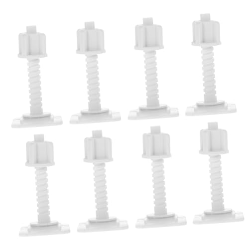 SEWACC 4 Paare Teiliges Toilettensitz Schrauben Robustes Kunststoff Befestigungsset Stabile Toilettensitz Schrauben Ersatz für Untere Montage Wackelfreie Wc Sitz Befestigung SEWACC 4 Paare Teiliges Toilettensitz Schrauben Robustes Kunststoff Befestigungsset Stabile Toilettensitz Schrauben Ersatz für Untere Montage Wackelfreie Wc Sitz Befestigung von SEWACC