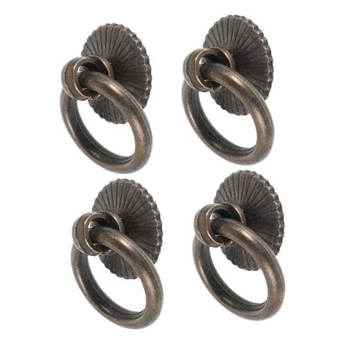 SEWACC 4 STÜCKE Vintage Stil Schubladengriffe Bronze Langlebige Legierung Möbelgriffe mit Komfortablem Griff für Kommode Schrank Schlafzimmer Wohnzimmer und Kleiderschrank Geeignet SEWACC 4 STÜCKE Vintage Stil Schubladengriffe Bronze Langlebige Legierung Möbelgriffe mit Komfortablem Griff für Kommode Schrank Schlafzimmer Wohnzimmer und Kleiderschrank Geeignet von SEWACC