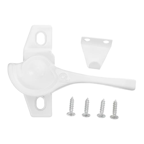 SEWACC 4 Sätze Teiliges Fenster mondschloss aus Aluminiumlegierung Präzise Passform für Alte Kunststofffenster und Schiebetüren Einfach zu Montierender Langlebiger Metallschieberiegel von SEWACC