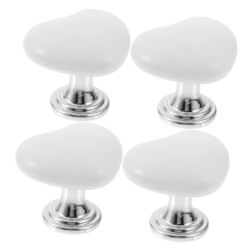 SEWACC 4 Stck Herzförmige Toilettenknopf aufsätze Wc spültasten hilfsmittel Einfache Montage Stilvolles Design Praktische Badezimmer zubehör für Wc modelle von SEWACC