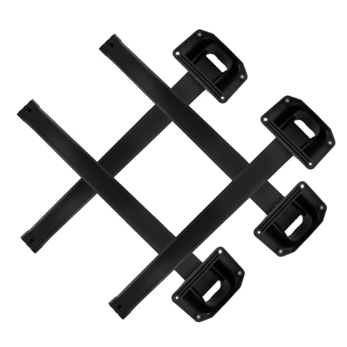 SEWACC 4 Stck Klappbare Stabile Tischbeine Schwere Kunststoff Tischbeine für Computer und Schreibtisch Faltbare Möbelfüße für Heim und Bürotische Tragfähige Ersatzbeine von SEWACC