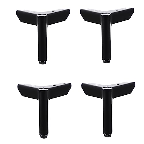 SEWACC 4 Stück Einstellbare Möbelbeine Teiliges Metall Dreieckige Schrankfüße für Sofa Kommode Couchtisch Schwarz Langlebig und Einfach zu Montieren SEWACC 4 Stück Einstellbare Möbelbeine Teiliges Metall Dreieckige Schrankfüße für Sofa Kommode Couchtisch Schwarz Langlebig und Einfach zu Montieren von SEWACC