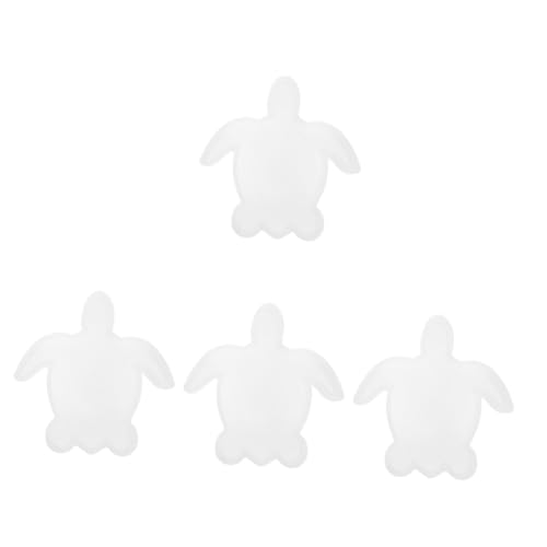 SEWACC 4 Stück Gipsform schildkröte Silikonform im wei Mold Harzform Schimmel Gießformen aus Kunstharz silikon herstellungsform Hündchen Backform/Kuchenform Zubehör 3D Kieselgel Weiß von SEWACC