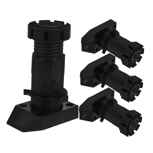 SEWACC 4 Stück Höhenverstellbare Möbelfüße aus Robustem Kunststoff Verstärkte Schrankfüße mit Dicker Konstruktion für Erhöhte Stabilität und Einfache Montage als Möbelbeine für Küchen SEWACC 4 Stück Höhenverstellbare Möbelfüße aus Robustem Kunststoff Verstärkte Schrankfüße mit Dicker Konstruktion für Erhöhte Stabilität und Einfache Montage als Möbelbeine für Küchen von SEWACC