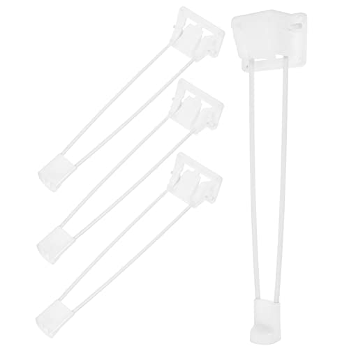 SEWACC 4 Stück Klappbare Tischbeine Hohe Haarnadel Metallbeine Rostfrei für Couchtisch Laptop und Nachttisch Robuste Möbelbeine zur Reparatur und DIY Möbelgestaltung von SEWACC