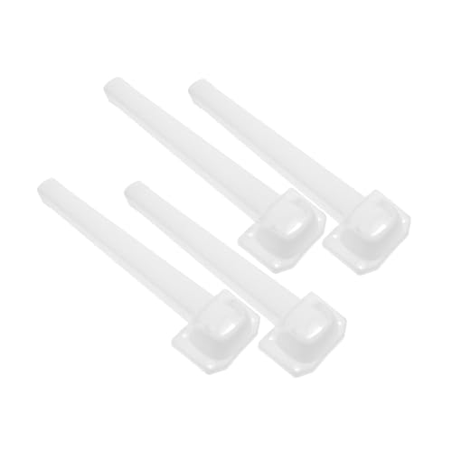 SEWACC 4 Stück Klappbare Verstärkte Kunststoff Tischbeine Stabile Möbelbeine für Bett und Schreibtisch Einfach Montierbare Klappfüße Vielseitig für Laptop und Fenstertische Geeignet von SEWACC