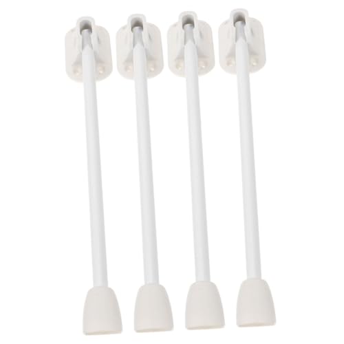 SEWACC 4 Stück Klappbare Verstellbare Möbelfüße Teiliges Schwere Traglast Faltbare Tischbeine für Schreibtisch Arbeitstisch und Camping Einfache Montage Cremeweiß von SEWACC