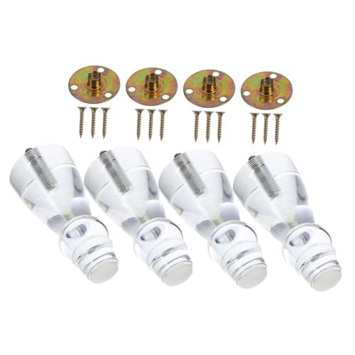 SEWACC 4 Stück Möbelbeine Set Ersatzfüße für Sofa Schrank und Kommode Mid Century Stil Einfache Installation Robuste und Elegante Möbelbeine für DIY Projekte SEWACC 4 Stück Möbelbeine Set Ersatzfüße für Sofa Schrank und Kommode Mid Century Stil Einfache Installation Robuste und Elegante Möbelbeine für DIY Projekte von SEWACC