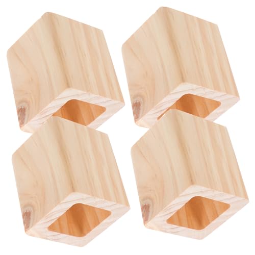 SEWACC 4 Stück Möbelerhöhungen Holz Möbelbeine Erhöhungen für Betten Sofas Tische Anpassbare Möbel Pads zur Erhöhung Sitzhöhe Elegantes Design Praktische Anwendung SEWACC 4 Stück Möbelerhöhungen Holz Möbelbeine Erhöhungen für Betten Sofas Tische Anpassbare Möbel Pads zur Erhöhung Sitzhöhe Elegantes Design Praktische Anwendung von SEWACC