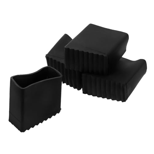 SEWACC 4 Stück Nicht Schützende Matte Sicherheits Klappkissen Verlängerungsfuß Heimgebrauch Gummikonstruktion Steilschutz Strapazierfähige Abdeckungen Nicht Schützende Abdeckungen von SEWACC